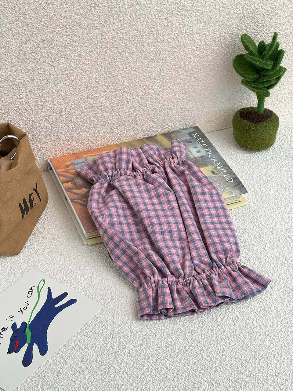 ‘Plaid Babe 01’ Dog Snood