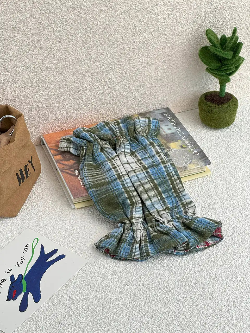 ‘Plaid Babe 03’ Dog Snood