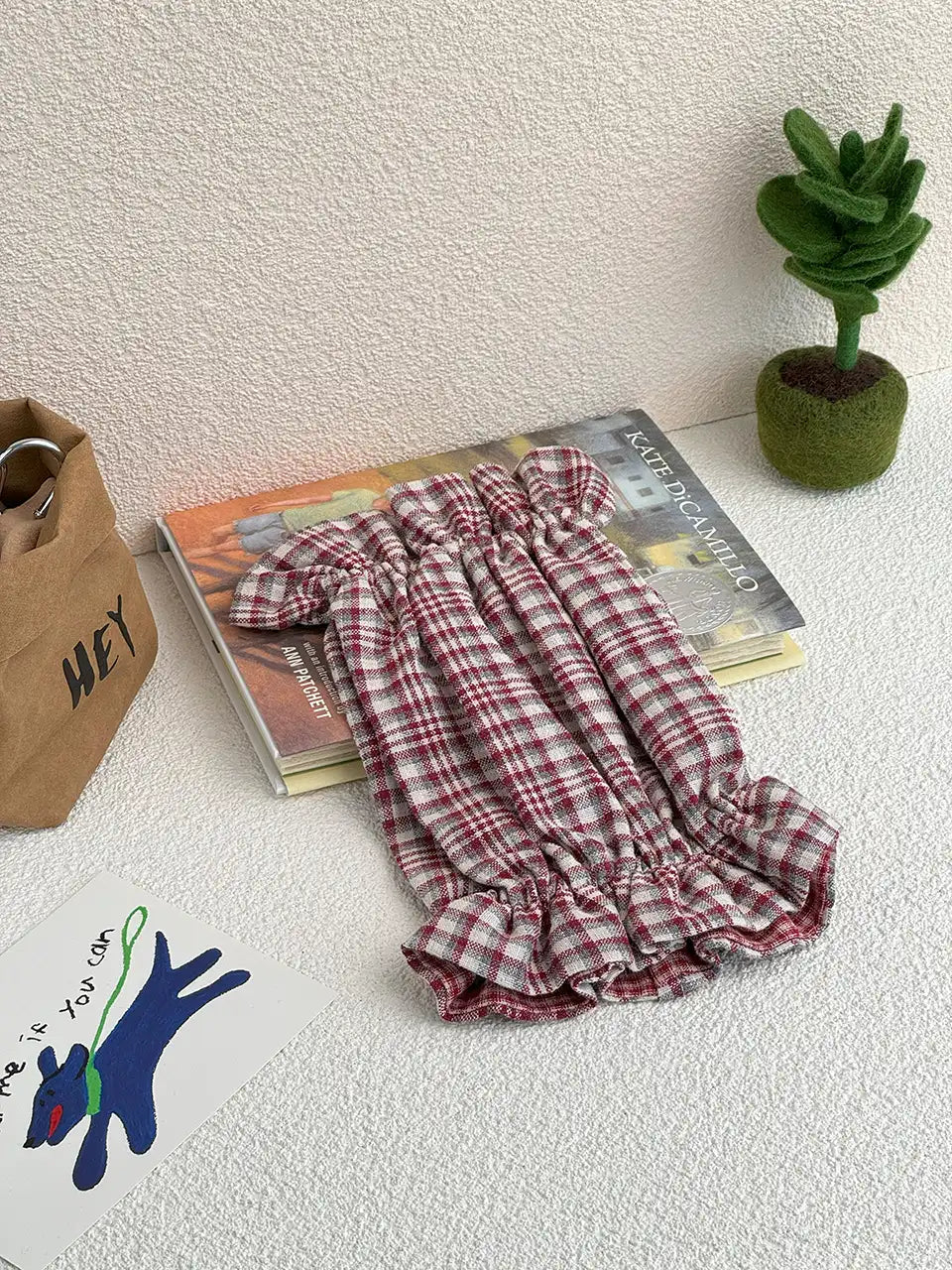 ‘Plaid Babe 04’ Dog Snood